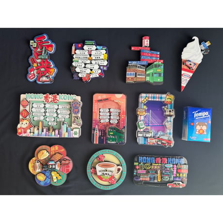 【香港☆士多】＜特色香港＞かわいい♡磁石貼・Magnet / １０種類　#502288N