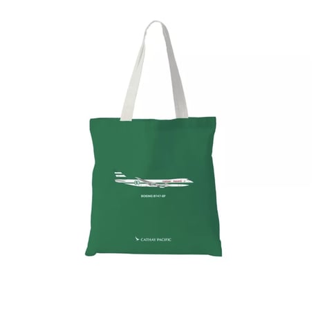 ＜余剰分＞【香港☆ CATHAY PACIFIC 】國泰精品☆ 創立80週年紀念アイテム   /  ２種類のTOTE BAG　#6033068R