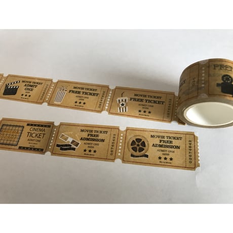 ☆香港紙膠帶☆　Admission Movie  Ticket☆售票1【Hong Kong Heritage】