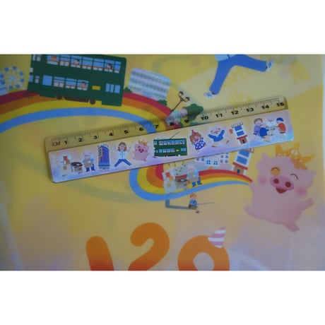 ＜リクエスト予約販売＞【香港☆香港電車】120th紀念☆麥兜　尺子  /  叮叮×Mcdull 定規  #R409092R