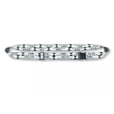 ＜予約商品＞【香港 ☆ Hoopla HK】2種類 Luggage Belt / 出入平安・香港街道路牌行李帶  #R5022712N