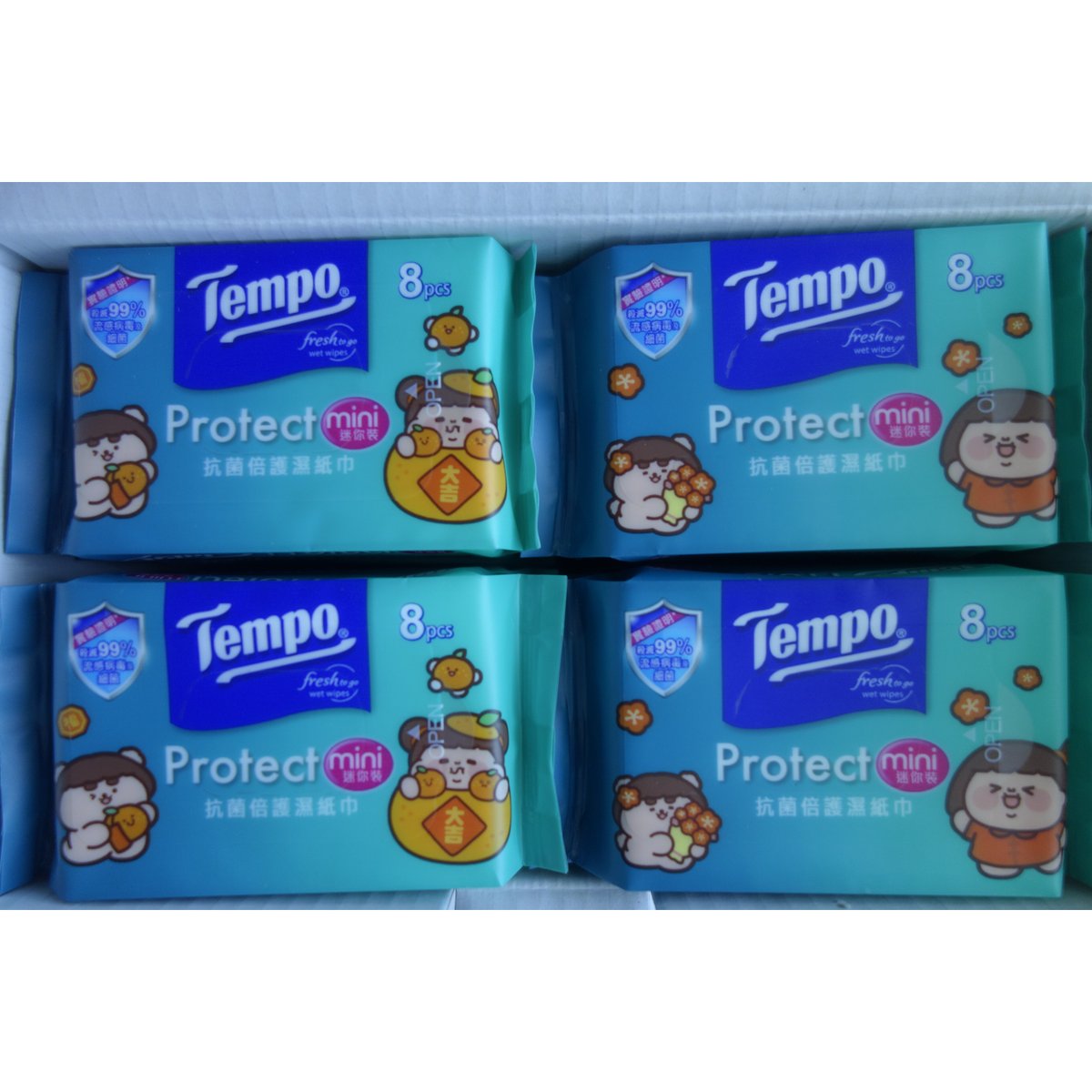 【海外限定】　憑依共鳴 スリーブ　70枚入り YOT 香港 合わせ買い＞【香港☆Tempo濕紙】2025新年「蛇年大吉・Protect」＜小包