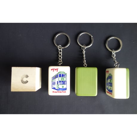 【香港☆士多】＜特色香港＞キーホルダー・keyring / ５種類・麻雀碑　#504271R