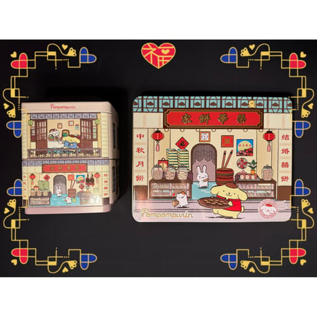 ＜予約専用＞【香港☆推SANRIO】×【元朗榮華®】♡超かわいい缶！缶！缶入り蝴蝶酥   /　3種類＜香港製造＞今回の推アイテムです♪  #R409111R