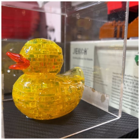 【香港☆躍雨士多】黄鴨３Dクリスタルパズル  / CRYSTAL PUZZLE RUBBER DUCK　#308291N