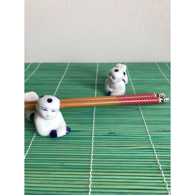 合わせ買い【香港☆青花童子】<筷子架> / キュートな箸置き 合わせ買い【香港☆青花童子】<筷子架> / キュートな箸置き