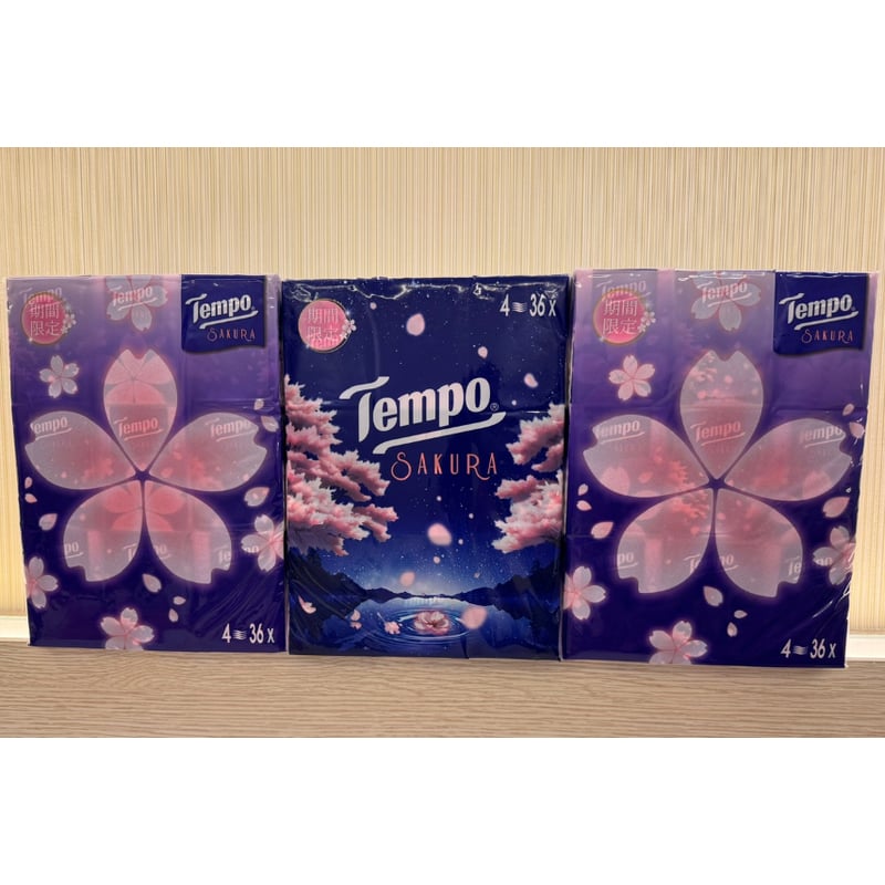 香港☆Tempo】2025「櫻花・季節限定」＜36P＞ / 使い捨てハンカチ