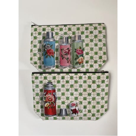 ＜予約商品＞☆手描き水彩画☆【香港 ☆ Bymamalaterre】＜Pouch＞５種類  /  チャイニーズフラスコ♡  #R602266R