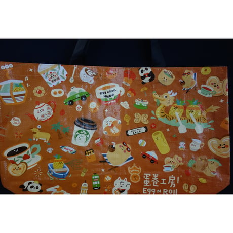 【香港☆蛋巻工房】＜EGG ROLL＞かわいい限定ショッパー/  大き目です！　#6052929N