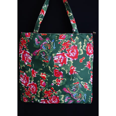 【香港☆Cup of Tea】☂雨降り☂に便利なTOTE BAG /  軽い！ファスナー付き！  #4053041N