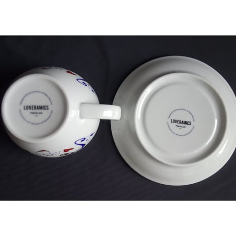 ＜予約最終販売＞【香港☆翠華餐廳】＜限定＞LOVERAMICS☆PORCELAIN  Cup & Saucer #R311191R