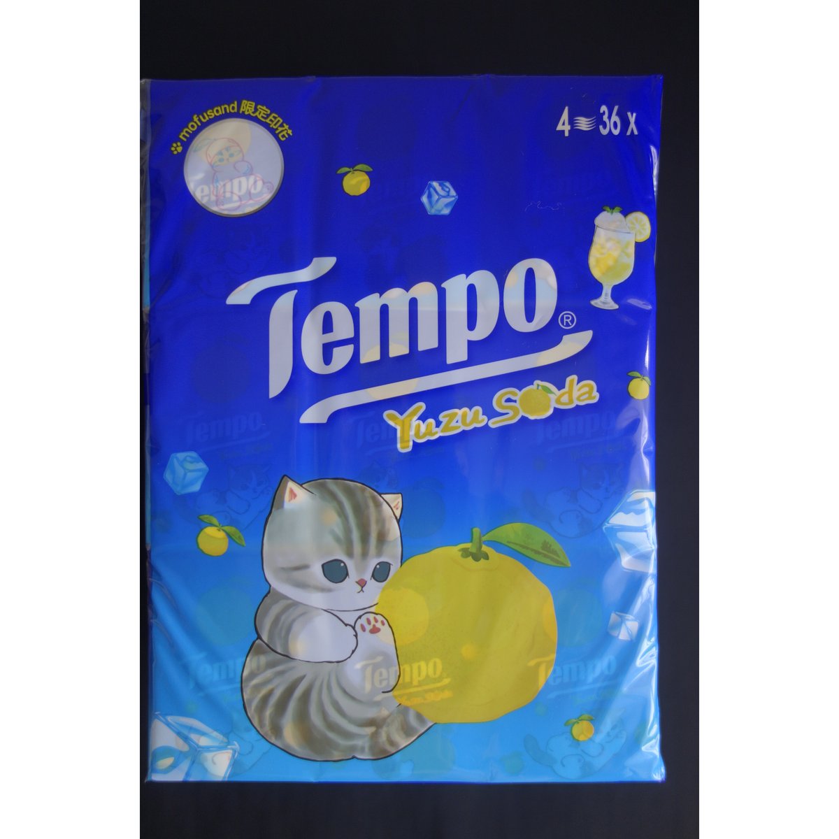 香港☆Tempo×Mofusand】2024年夏限定「ゆずソーダ・印花
