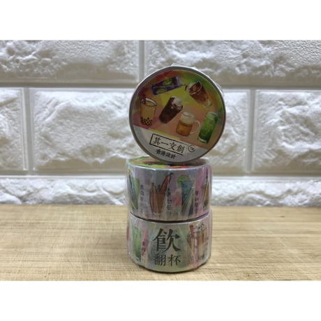 HK beverage☆飲翻杯【其一文創 / 香港設計】 マスキングテープ5725