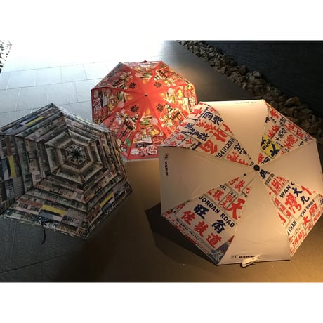 【香港☆G.O.D.】 住好啲prodaucts「スリム＆ウルトラライト」香港的士☆ 三摺遮 / ＵＶ protection umbrella・折りたたみ傘 #5022610NR