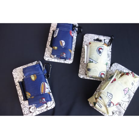 <SALE>♡香港からの推♡【香港☆city super】環保袋【小】カラビナ付き /  可愛い♡2種類　#SA6012927R