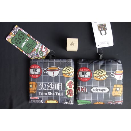 <SALE>♡香港からの推♡【香港☆city super】環保袋【大】＜尖沙咀＞＜銅鑼湾＞ /  可愛い♡2種類　#SA6012926R