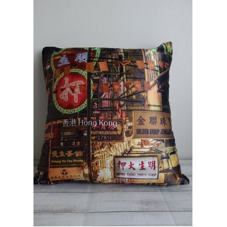 ＜発注lot余剰分＞【香港☆特色香港】萌えクッションカバー /   HK cushion cover  #407302R