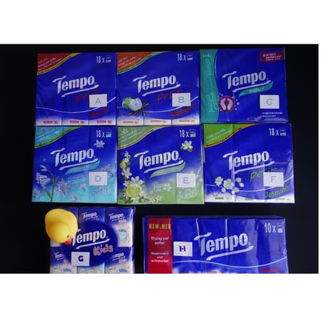 ＜夏Tempo祭＞【香港☆Tempo】９種類 使い捨てハンカチ（ティッシュ）#308051R