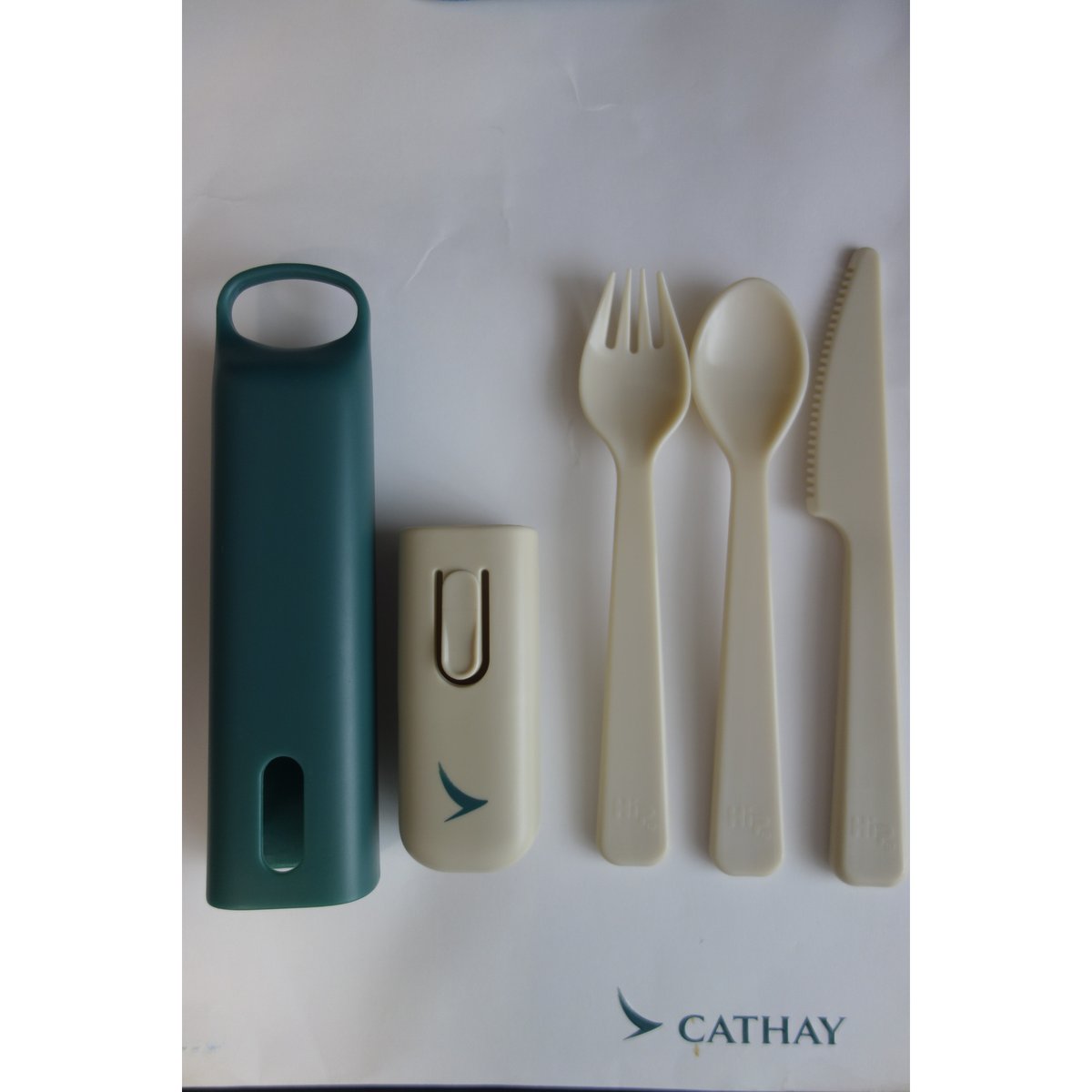 香港☆國泰精品 】CATHAY PACIFIC ♡ Portable cutlery set