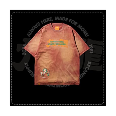 ＜リクエスト予約＞【香港☆45th anniversary】限定☆ 7-Eleven×GRS×BeCandle  /　Unisex 半袖Ｔ恤  #R604153R