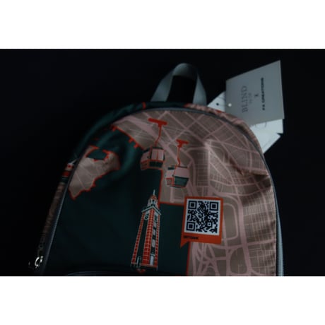 【香港☆FX CREATIONS】超☆便利　コンパクトリュック12L  /  天星小輪・時計台・ピークタワー  #308296N