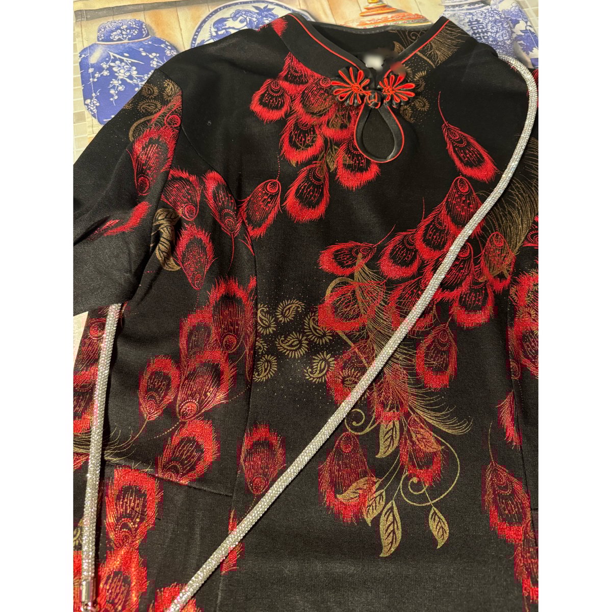 香港☆躍雨士多】(赤色のみ）電話縄 / キラキラストラップ（ガラケーも