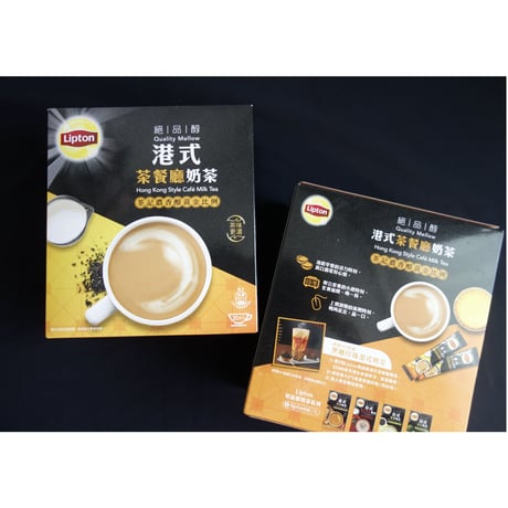 ＜合わせ買い＞【香港☆Lipton】(大箱）茶餐廳「奶茶」ミルクティー  / 19g×20包入り  #309294N