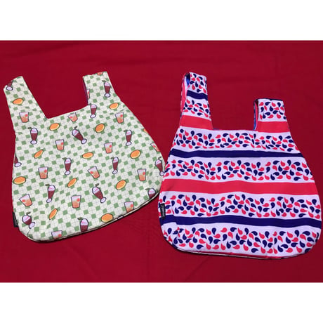 【香港☆KNOT BAG】TRAVEL BAG  萌え～な２柄  /   ランチバッグでもOK  #SS308301