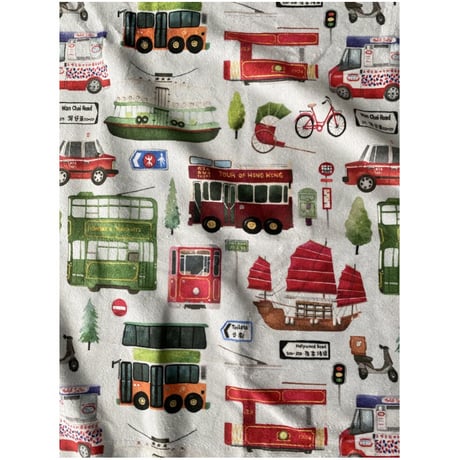 ＜リクエスト予約商品＞☆Handmade☆【香港 ☆ Bymamalaterre】＜Baby blanket＞２種類(柄) /  ひざ掛け・ブランケット  #R410113R