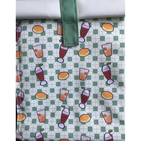 【香港☆特色香港】巻型保温保冷便當袋４柄  /   ROLLTOP LUNCH BAG　#207239S