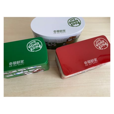 【香港☆奇華餅家】缶！缶！缶入り曲奇♡   /　電車・小輪・巴士の３種類  #6032936R