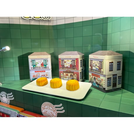 ＜予約専用＞【香港☆推SANRIO】×【元朗榮華®】♡超かわいい缶入り月餅   /　3種類＜香港製造＞今回の推アイテムです♪  #R409112R