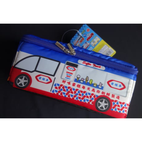 【香港 ☆ 躍雨士多】 交通工具♡雪糕車筆袋 /  あのアイスクリームカーの pencil case #503291N