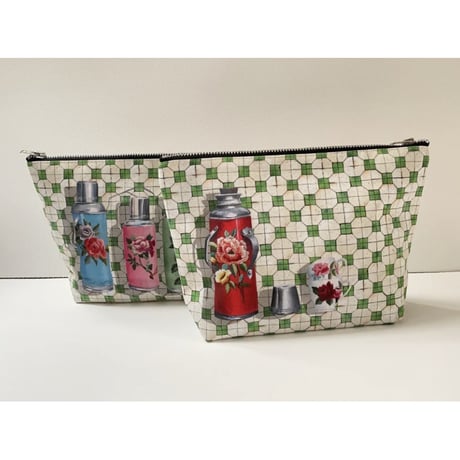 ＜予約商品＞☆手描き水彩画☆【香港 ☆ Bymamalaterre】＜Pouch＞５種類  /  チャイニーズフラスコ♡  #R602266R