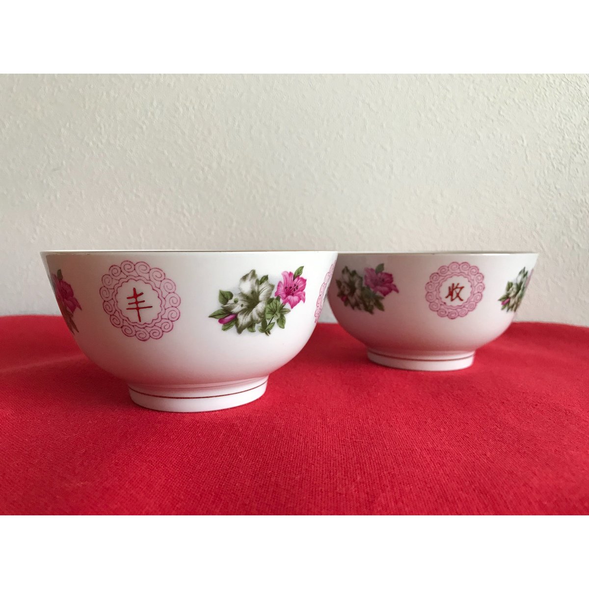 中国茶碗 リクエスト＞【香港☆中国醴陵】＜四季丰收＞の湯碗・茶碗・ボウル