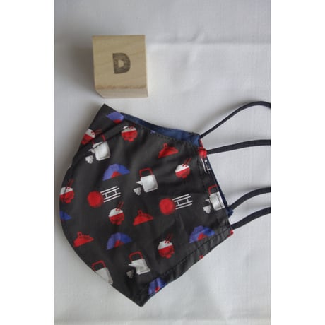 【香港☆G.O.D.】（特別価格）Fabric Face Mask V1  / Ａ、Ｂ、Ｃ＝販売品　Ｄ、Ｅ＝もらって下さい  #5032944N