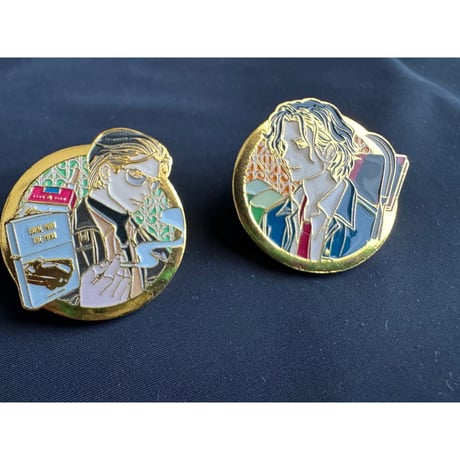＜書展限定＞【香港☆創造館】＜襟章＞信一傳 / 「龍」 「信」２種類 ☆pin badge　#507302N