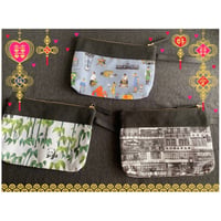 🉐【香港☆G.O.D.】メッシュポケット付きポーチ  / ☆限定価格☆です