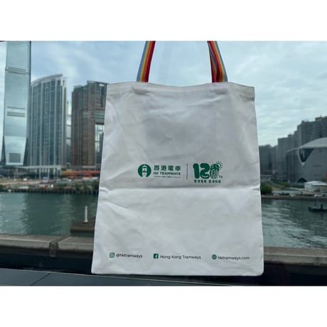 ＜リクエスト予約販売＞【香港☆香港電車】120th紀念☆麥兜　TOTE BAG  /  叮叮×Mcdull 布袋  #R409091R