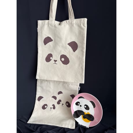 <SALE>【香港☆奇華餅家】パンダの環保袋  / Kee Wah Bakery・ 奇華のエコバッグ・TOTEBAG　#SA5012932R