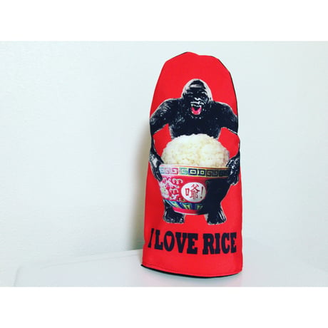 【香港☆G.O.D.】 I LOVE RICE 鍋つかみ / お料理も楽しく♪ミトン