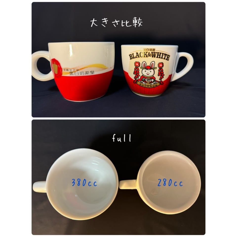 【香港☆黑白奶茶皇】＜別注マグ＞GALLERY®BY INHESION BLACK&WHITE / 衝撃に耐えて頑張るMug #410299N