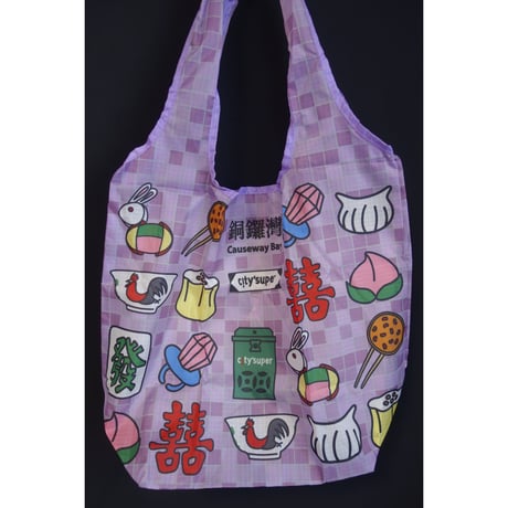 <SALE>♡香港からの推♡【香港☆city super】環保袋【大】＜尖沙咀＞＜銅鑼湾＞ /  可愛い♡2種類　#SA6012926R