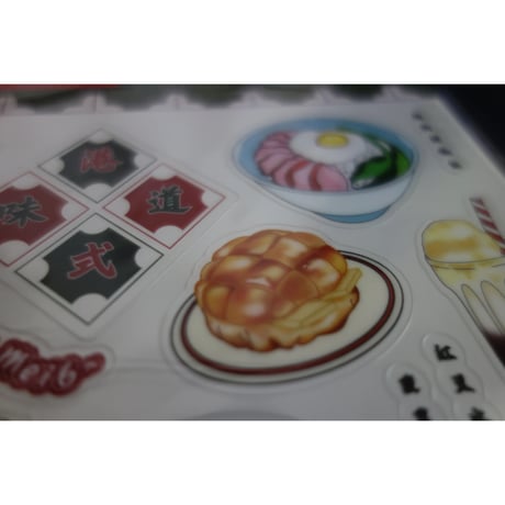 【香港☆KONGifts】 港式美食 他　貼紙  /  ５種類のバラ貼紙　 #6062726N