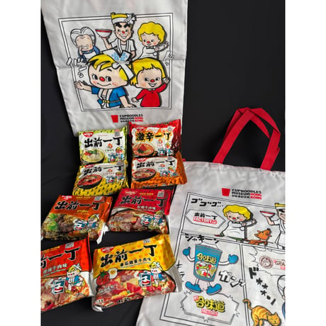 ＜リクエスト予約＞【香港☆合味道紀念館】 出前一丁・清仔環保袋 / 2way☆巾着にもなります！ #R511245R
