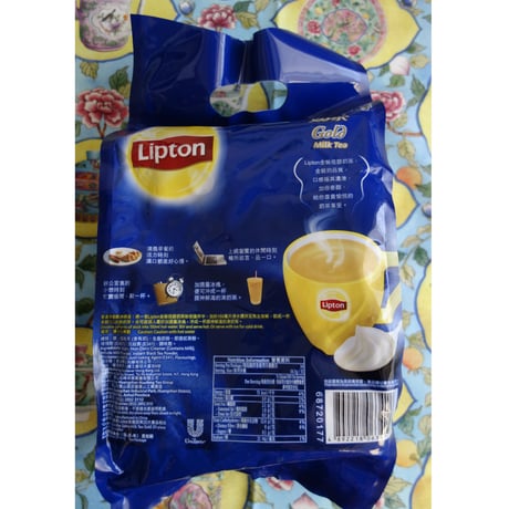【香港☆Lipton】＜激量装＞港式「奶茶」Goldミルクティー  / 16.5g×３４包入り  #6032939R