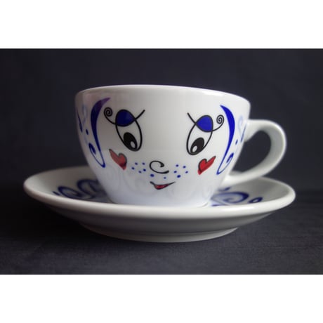 ＜予約最終販売＞【香港☆翠華餐廳】＜限定＞LOVERAMICS☆PORCELAIN  Cup & Saucer #R311191R