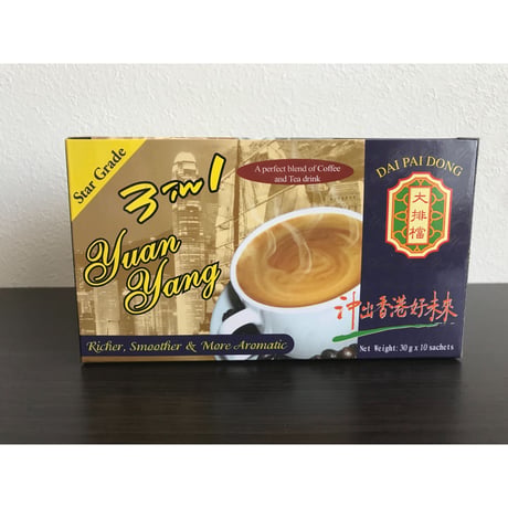 <合わせ買い＞【香港☆大排檔星級版】３in１(3合1)「鴛鴦」  / 更香・更濃・更滑　10袋/1BOX   #605287R