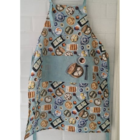 ＜リクエスト予約商品＞☆Handmade☆【香港 ☆ Bymamalaterre】＜點心＞☆萌える香港☆圍裙・Apron  #R10117R