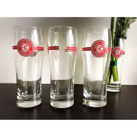 【香港☆Hong Kong Beer Co.】啤酒玻璃酒杯　香港啤酒公司のグラスです  #502276R